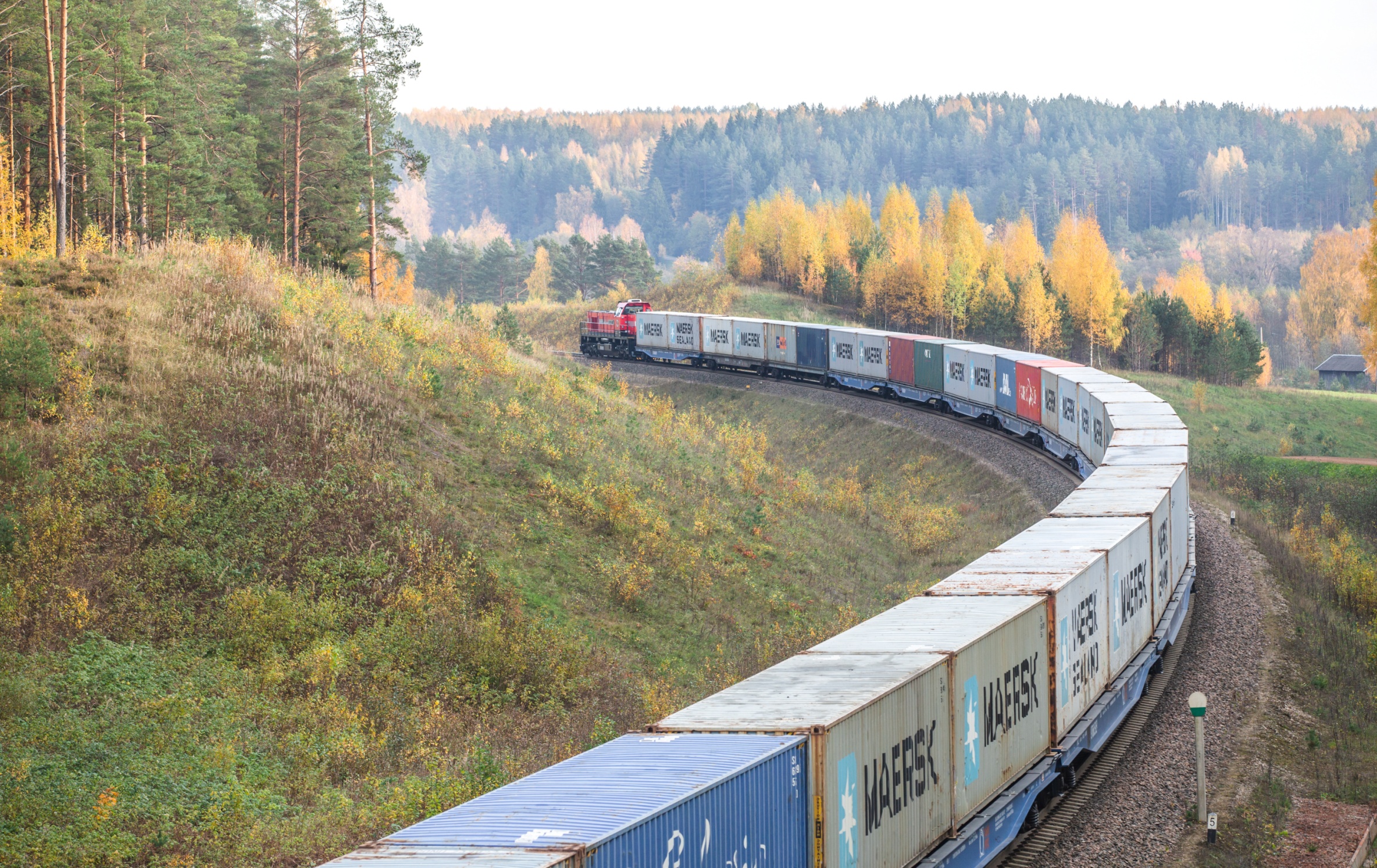 Operail перевозит всё больше контейнеров по железной дороге