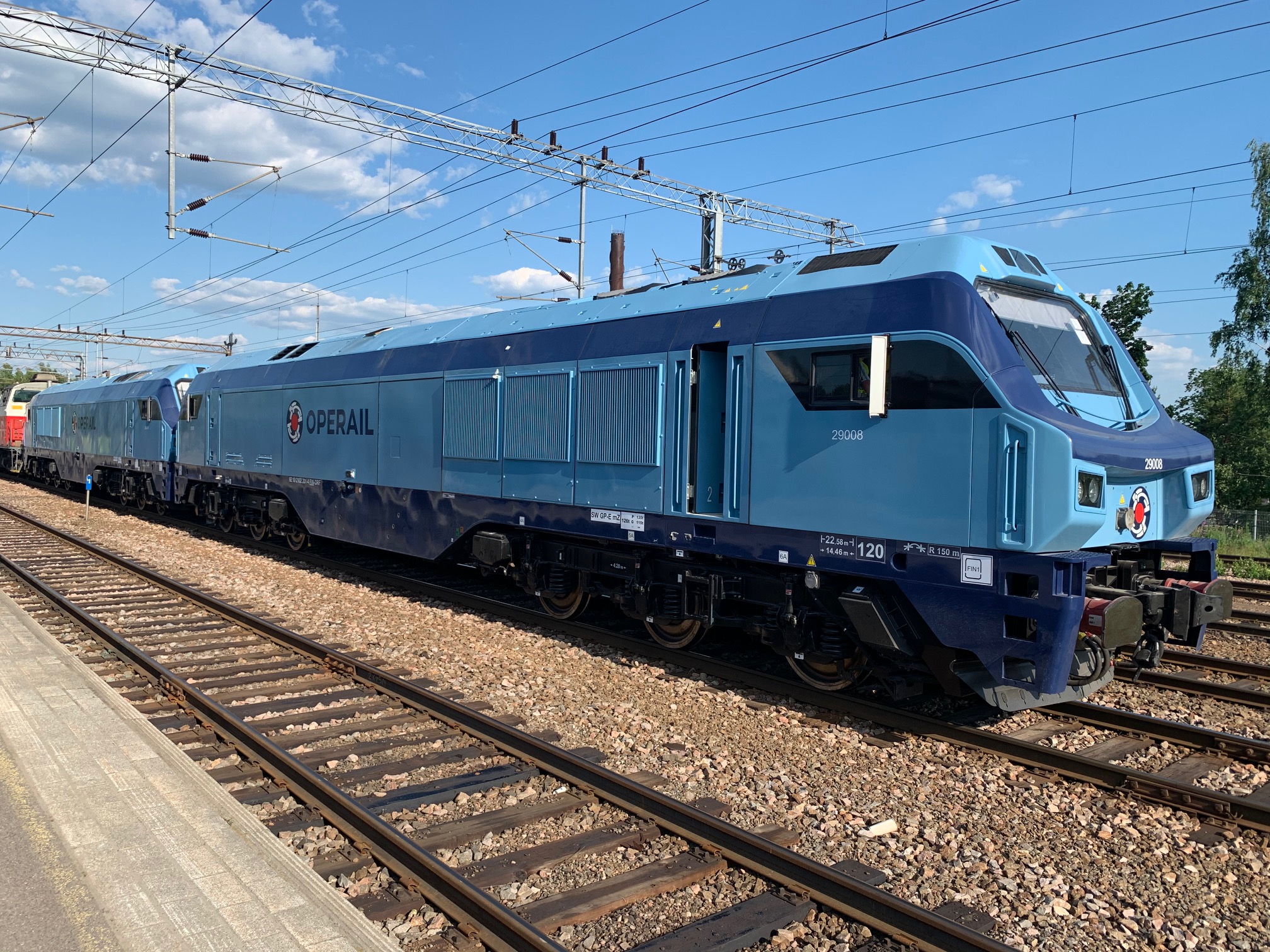 Operail’s locomotives on Finnish rail