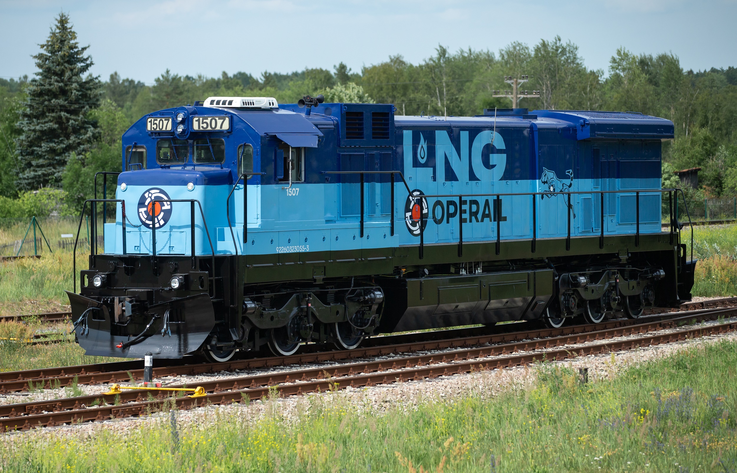 Operail’s first LNG freight locomotive is ready